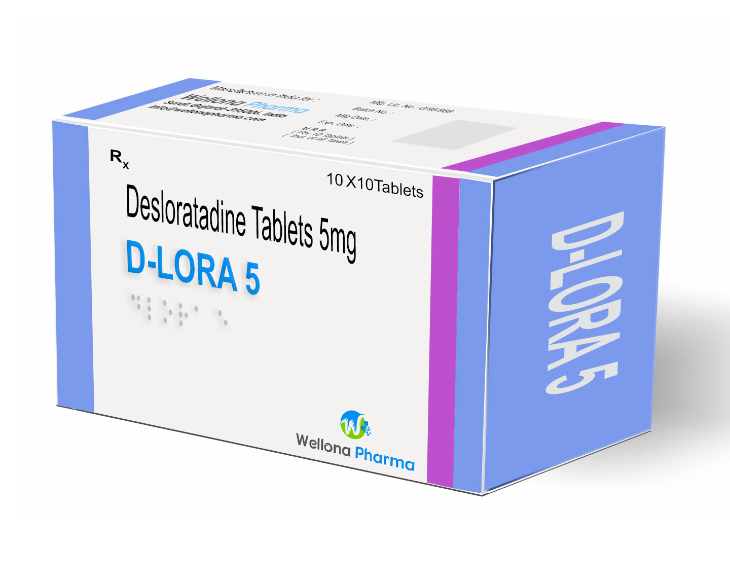desloratadine pill look up