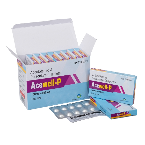 Aceclofenac and Paracetamol Tablets