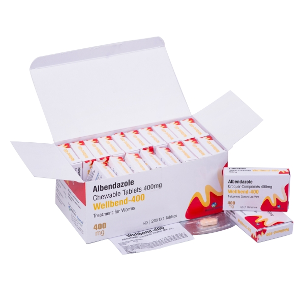 Albendazole 400mg Chewable Tablets