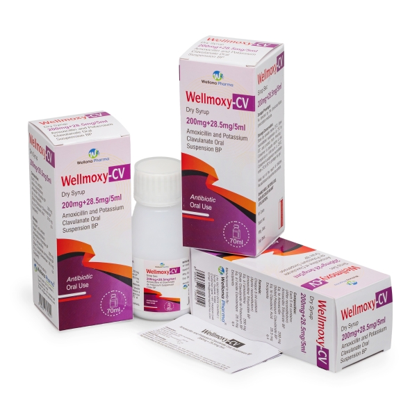 Amoxicillin & Potassium Clavulanate Oral Suspension 228.5mg