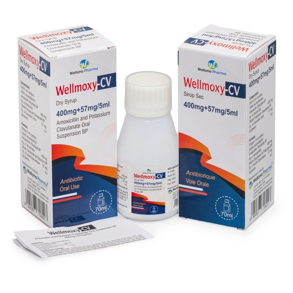 Amoxicillin & Potassium Clavulanate Oral Suspension 457mg