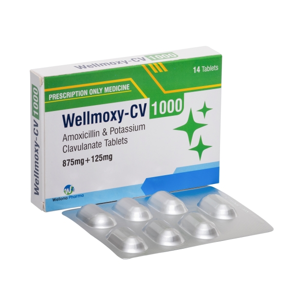 Amoxicillin & Potassium Clavulanate Tablets 1000mg