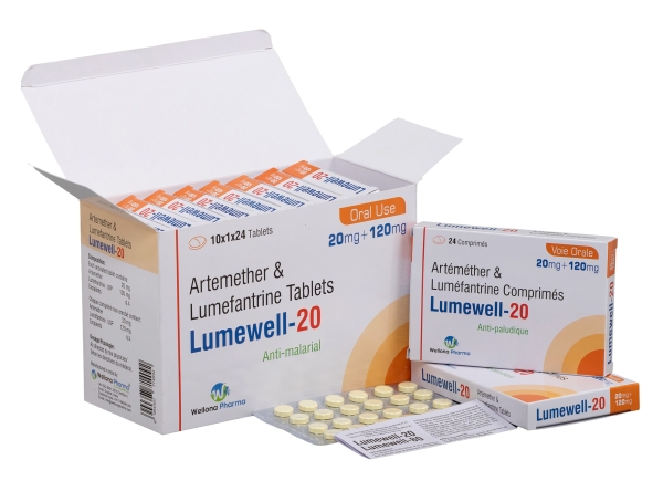 Artemether 20mg Lumefantrine 120mg Tablets