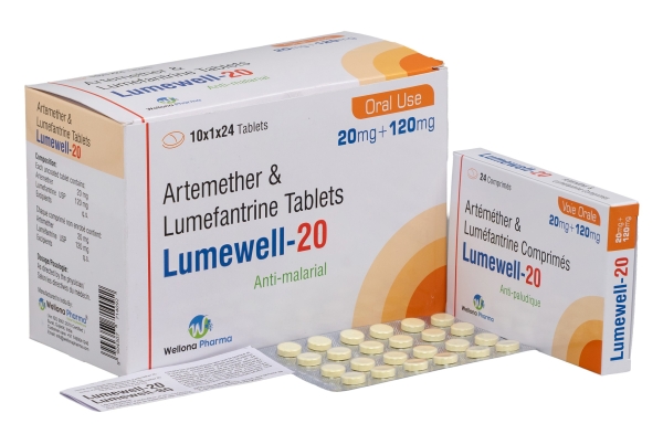 Artemether 20mg Lumefantrine 120mg Tablets