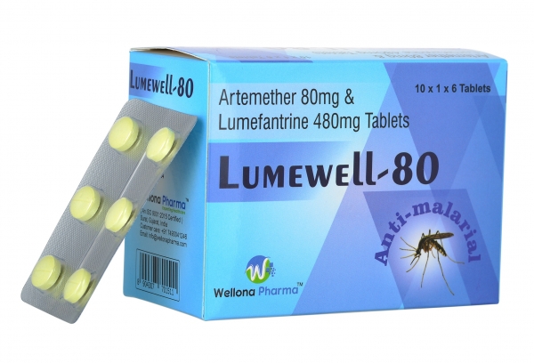 Artemether 80mg Lumefantrine 480mg Tablets