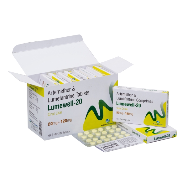 Artemether 20mg Lumefantrine 120mg Tablets