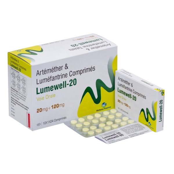 Artemether 20mg Lumefantrine 120mg Tablets