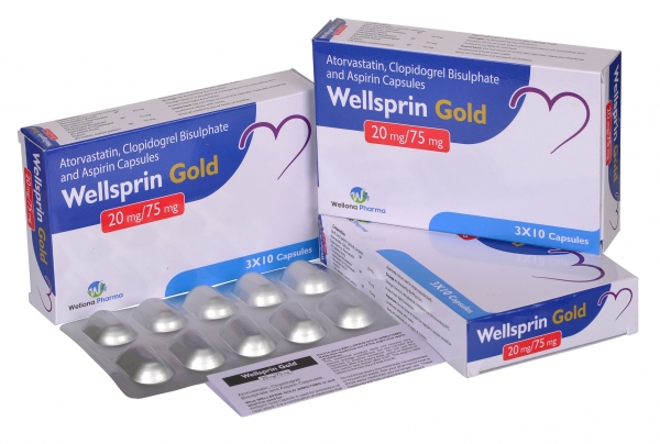 Atorvastatin Clopidogrel and Aspirin Capsules
