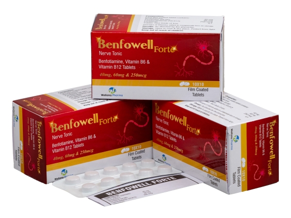 Benfotiamine, Vitamin B6 & Vitamin B12 Tablets