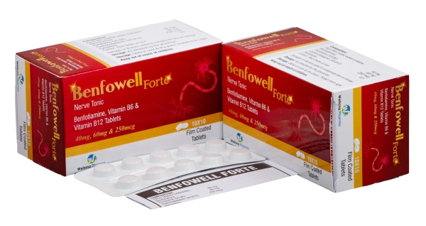Benfotiamine, Vitamin B6 & Vitamin B12 Tablets