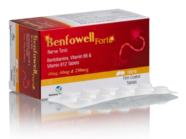 Benfotiamine, Vitamin B6 & Vitamin B12 Tablets