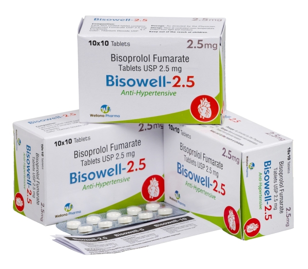 Bisoprolol Fumarate Tablets 2.5 mg