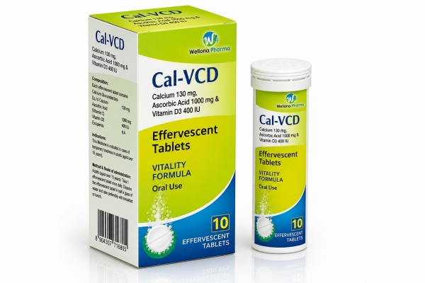 Calcium Vitamin C & Vitamin D3 Effervescent Tablets