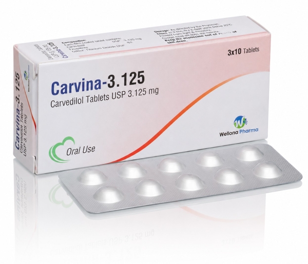 Carvedilol Tablets 3.125mg