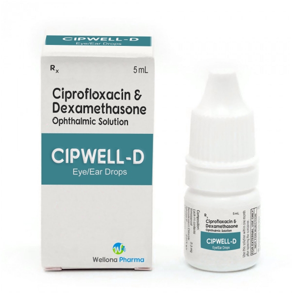 Ciprofloxacin & Dexamethasone Eye Drops