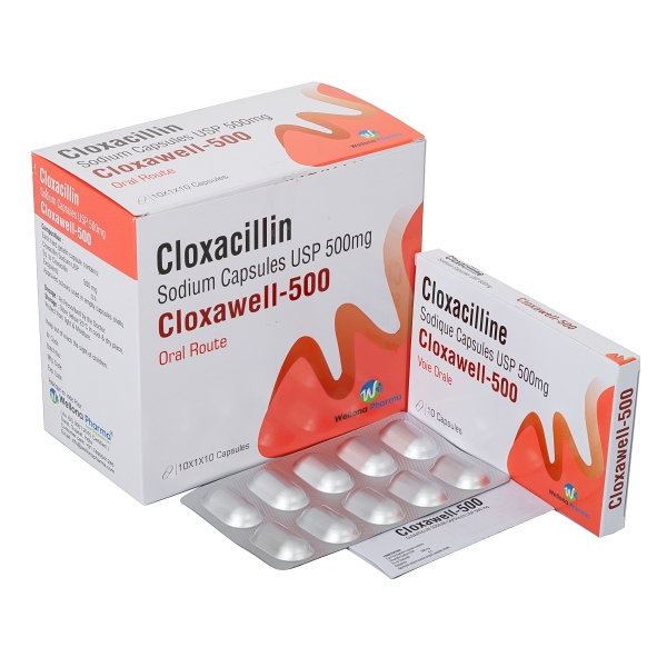 Cloxacillin 500mg Capsules