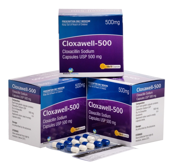 Cloxacillin 500mg Capsules