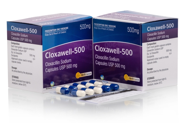 Cloxacillin 500mg Capsules