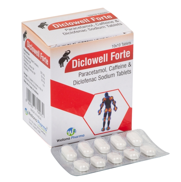 Paracetamol Diclofenac Caffeine Tablet