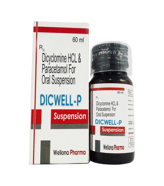 Dicyclomine Paracetamol Suspension