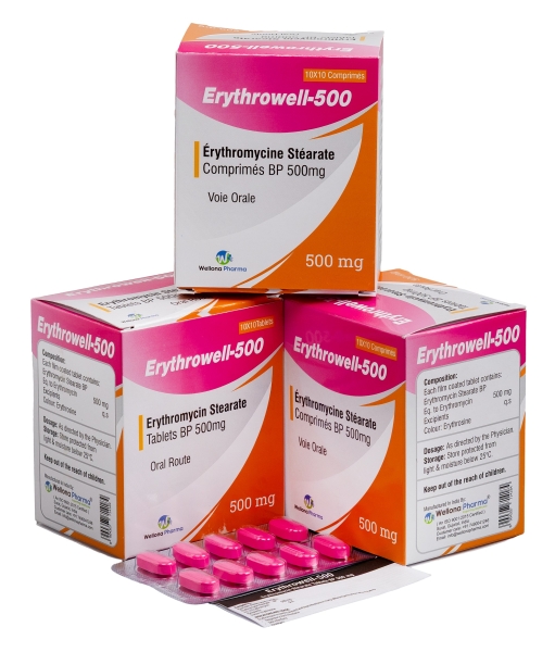 Erythromycin 500mg Tablets