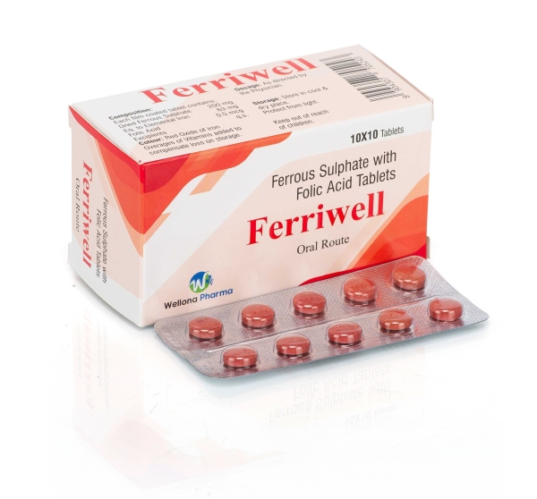 Ferrous Sulphate and Folic Acid Tablets