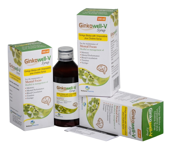 Ginkgo Biloba With Vinpocetine + Choline Syrup