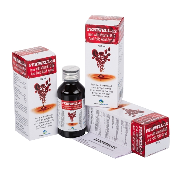 Iron Folic Acid and Vitamin B12 Syrup