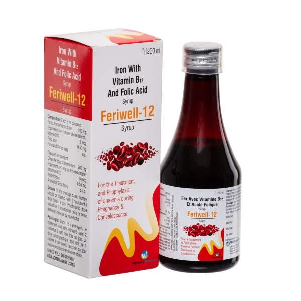 Iron Folic Acid and Vitamin B12 Syrup