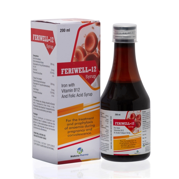 Iron Folic Acid and Vitamin B12 Syrup