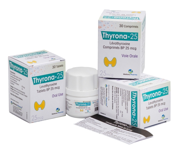 Levothyroxine 25mcg Tablets