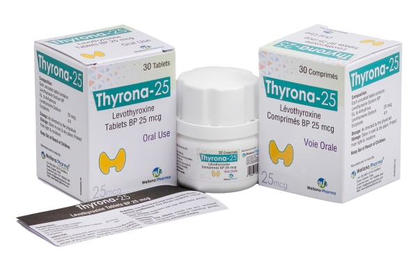 Levothyroxine 25mcg Tablets