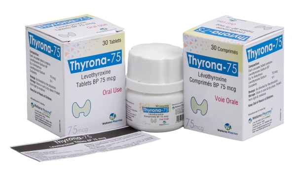Levothyroxine 75mcg Tablets