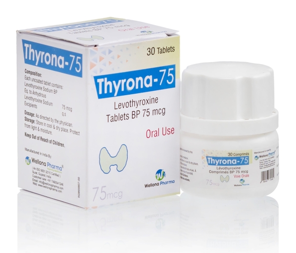 Levothyroxine 75mcg Tablets