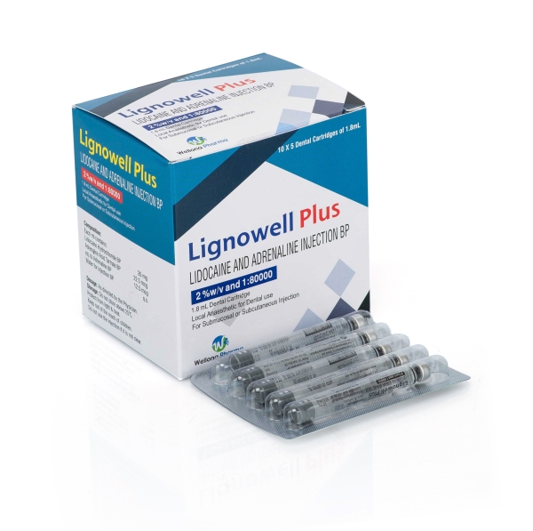 Lignocaine Adrenaline Dental Cartridges
