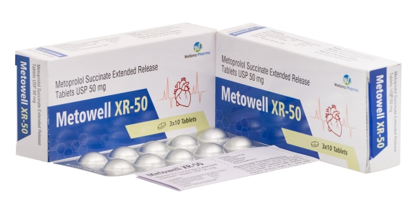 Metoprolol 50mg Tablets