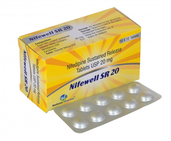 is nifedipine used to treat high blood pressure