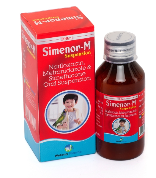 Norfloxacin Metronidazole and Simethicone Oral Suspension