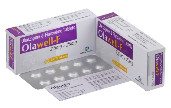 Olanzapine 2.5mg & Fluoxetine 20mg Tablets