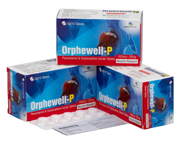 Paracetamol & Orphenadrine Citrate Tablets