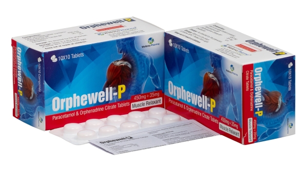 Paracetamol & Orphenadrine Citrate Tablets