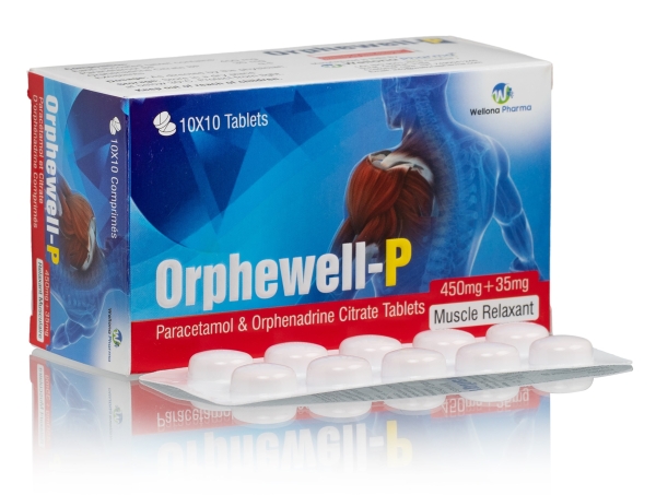 Paracetamol & Orphenadrine Citrate Tablets