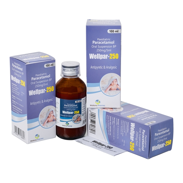 Paracetamol Suspension 250 mg