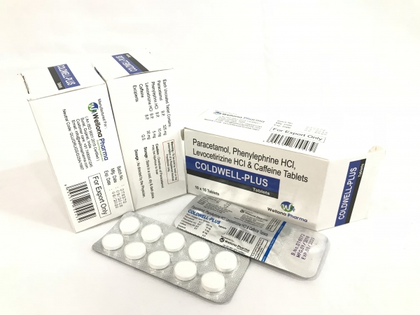 Paracetamol Phenylephrine levocetirizine Caffeine Tablet