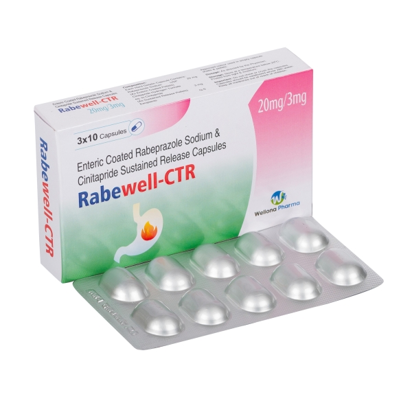 Rabeprazole Sodium Enteric Coated & Cinitapride Sustained Release Capsules
