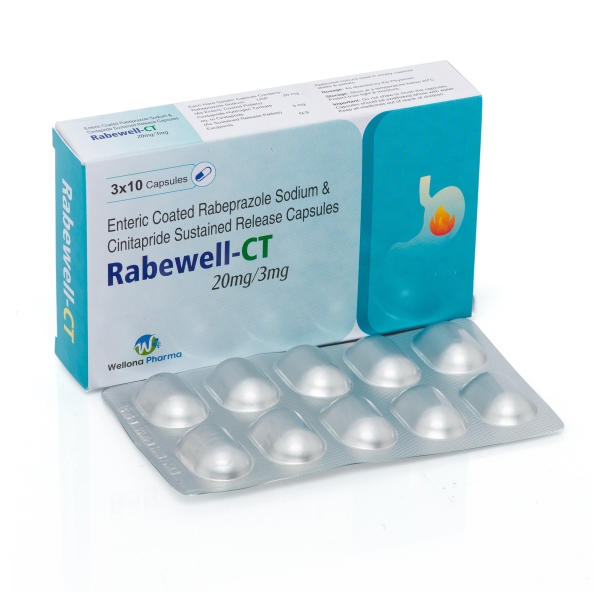 Rabeprazole Sodium Enteric Coated & Cinitapride Sustained Release Capsules