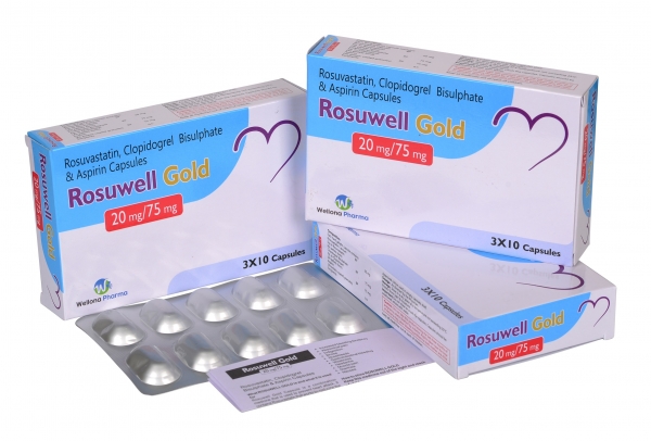 Rosuvastatin Clopidogrel and Aspirin Capsules