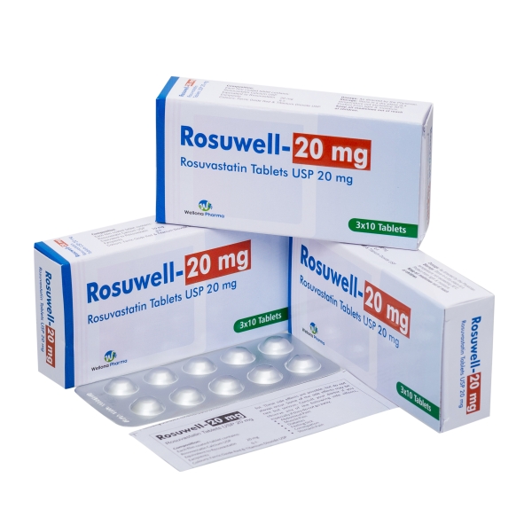 Rosuvastatin 20mg Tablets