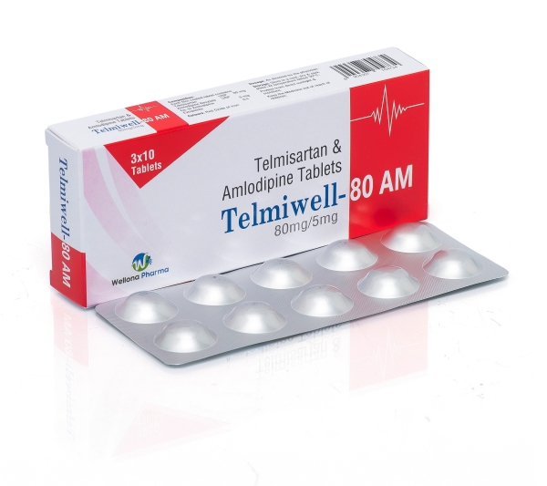Telmisartan And Amlodipine 80 mg Tablet