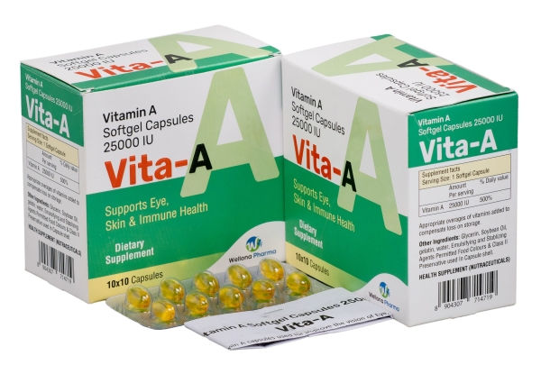 Vitamin A Softgel Capsules 25000 IU